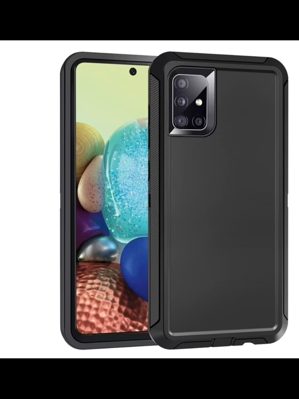Two Cases For Samsung Galaxy A71 5G  Heavy Duty Shockproof Rugged Phone Cover